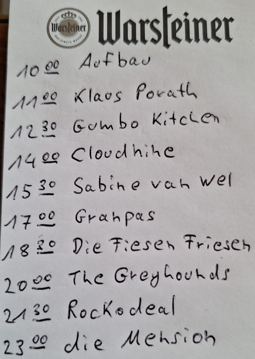 Spielplan